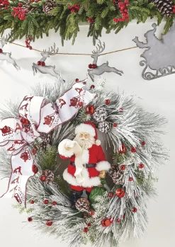 Online The Jolly Christmas Shop Raz 13.5" Santa Checking His List Christmas Figure 4116393