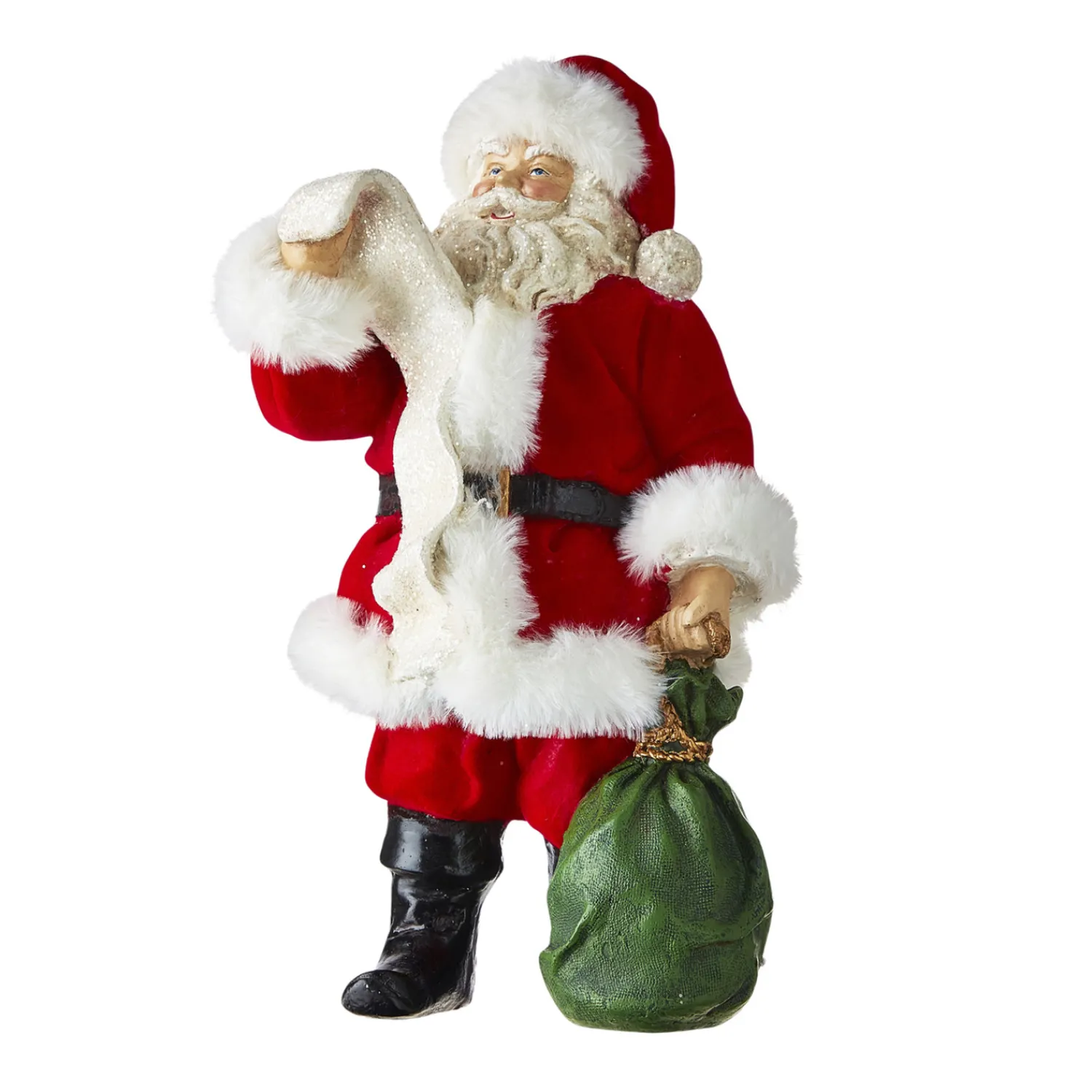 Online The Jolly Christmas Shop Raz 13.5" Santa Checking His List Christmas Figure 4116393