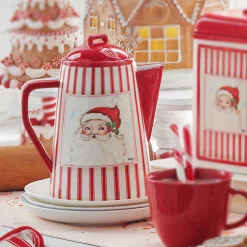 Outlet The Jolly Christmas Shop Raz 8.5" Santa Pitcher Christmas Decoration 4310220