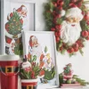Best The Jolly Christmas Shop Raz 22" Santa Shadow Box Framed Print Christmas Sign Wall Decoration 4144599