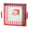 Outlet The Jolly Christmas Shop Raz 16" Santa Tray Christmas Decoration 4312366