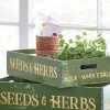 Online The Jolly Christmas Shop Raz 18" Seeds And Herbs Crates Set Of 2 4211218