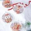 Online The Jolly Christmas Shop Raz 5.5" Set Of 4 North Pole Friends Glass Disc Christmas Ornament 4224624