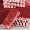 Discount The Jolly Christmas Shop Raz 4" Set Of 3 Red And White Ribbon Candy Christmas Ornament 4215563