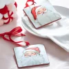 Best The Jolly Christmas Shop Raz 4" Set Of 2 Santa Face Disc Christmas Ornament 4321321