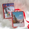 Discount The Jolly Christmas Shop Raz 5" Set Of 2 Vintage Ski Glass Christmas Ornament 4324518