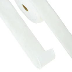 Clearance The Jolly Christmas Shop Raz 2.5" Sherpa White Wired Christmas Ribbon R4327710