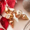 Best The Jolly Christmas Shop Raz 8" Silver And Gold Reflector Finial Glass Christmas Ornament 4324535