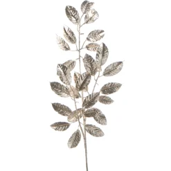 The Jolly Christmas Shop Raz 34" Silver Laurel Leaf Christmas Tree Spray F4322798