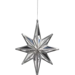 Online The Jolly Christmas Shop Raz 10.5" Silver Mirrored Star Christmas Ornament 4416409