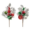 Online The Jolly Christmas Shop Raz 16" Silver Tinsel Christmas Tree Pick With Retro Ornaments F4402426