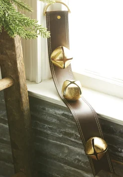 Best The Jolly Christmas Shop Raz 23.5" Sleigh Bell Door Hanger Christmas Decoration 4127300