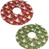 Sale The Jolly Christmas Shop Raz 24" Small Red Or Green Retro Santa Christmas Tree Skirt