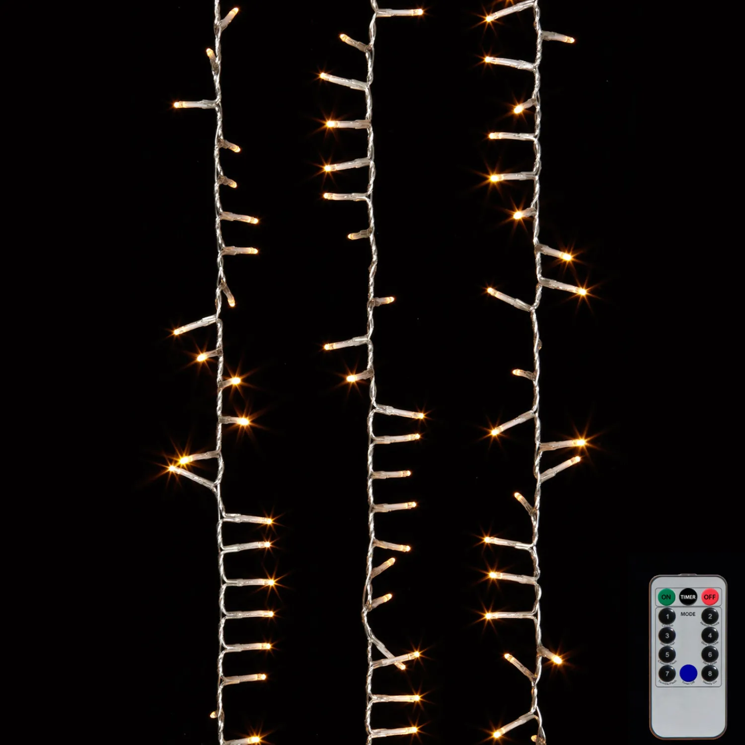 Best The Jolly Christmas Shop Raz 73.8' Snake Compact Lights On Clear Wire With White Lights Christmas Light Strand G3937038