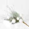 Sale The Jolly Christmas Shop Raz 20" Snowball And Greenery Christmas Tree Pick F4206702