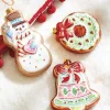 Outlet The Jolly Christmas Shop Raz 5" Vintage Cookie Glass Christmas Ornament 4220046