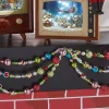 Sale The Jolly Christmas Shop Raz 7' Vintage Glass Christmas Tree Garland G4320031