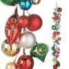 The Jolly Christmas Shop Raz 4' Vintage Ornament Ball Garland G4332708