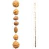 Discount The Jolly Christmas Shop Raz 6' Walnut And Bead Christmas Tree Garland G4402339