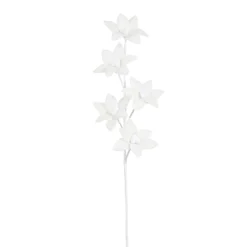 Hot The Jolly Christmas Shop Raz 25" White Felt Poinsettia Christmas Tree Spray F4306768