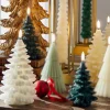 The Jolly Christmas Shop Raz 5.5" White Or Ivory Uyuni Christmas Tree Battery Operated Candle With Lighted Flickering Flame