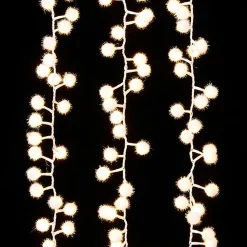 Online The Jolly Christmas Shop Raz 8' White Snowball LED Snake Light Christmas Lights L4037022