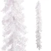 Outlet The Jolly Christmas Shop Raz 6' White Tinsel Christmas Garland G4402267