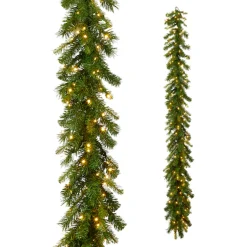 Sale The Jolly Christmas Shop Raz 6' X 10" Pre-Lit Princess Pine Christmas Garland G4409584