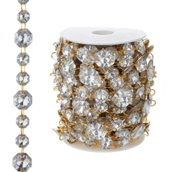 Outlet The Jolly Christmas Shop Raz 10 Yd Gold And Jewel Crystal Christmas Garland G4202292