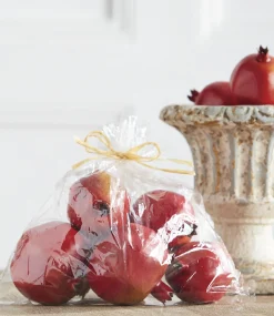 Hot The Jolly Christmas Shop Raz Bag Of 3.5" Pomegranates Christmas Decoration 4002337