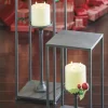 Clearance The Jolly Christmas Shop Raz Black Box Frame Square Candle Holder Christmas Decoration