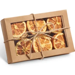 Clearance The Jolly Christmas Shop Raz Box Of 2.25" Dried Orange Slice Christmas Ornaments 4402338