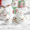 Clearance The Jolly Christmas Shop Raz Boxed Set Of Snowman Snowballs 4216161