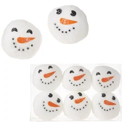 Clearance The Jolly Christmas Shop Raz Boxed Set Of Snowman Snowballs 4216161