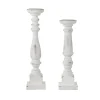 Clearance The Jolly Christmas Shop Raz Distressed White Candle Holder Christmas Decoration 4254202