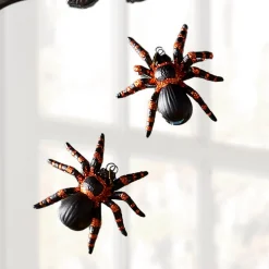 New The Jolly Christmas Shop Raz Eric Cortina 4" Along Came A Spider Glass Halloween Ornament 4453115