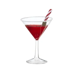 Best The Jolly Christmas Shop Raz Eric Cortina 5.75" Christmas Cocktail Glass Ornament 3953029