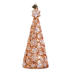 Sale The Jolly Christmas Shop Raz Eric Cortina 7.25 Gingerbread Tree Glass Christmas Ornament 4453129