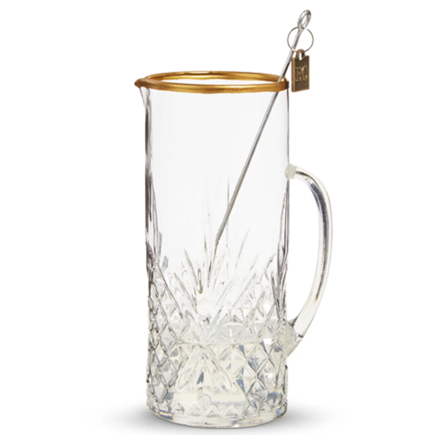 Clearance The Jolly Christmas Shop Raz Eric Cortina 6.25" Martini Pitcher Glass Christmas Ornament 4353136