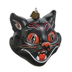 Sale The Jolly Christmas Shop Raz Eric Cortina 4" Scaredy Cat Glass Halloween Ornament 4453112