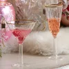 Outlet The Jolly Christmas Shop Raz Eric Cortina Pink Martini Or Champagne Glass Christmas Ornament