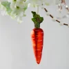 Outlet The Jolly Christmas Shop Raz Imports Eric Cortina 5.25" Carrot Glass Easter Ornament 4453107