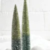 Sale The Jolly Christmas Shop Raz Large 23" Two Tone Bottle Brush Christmas Tree Decoration 4219186