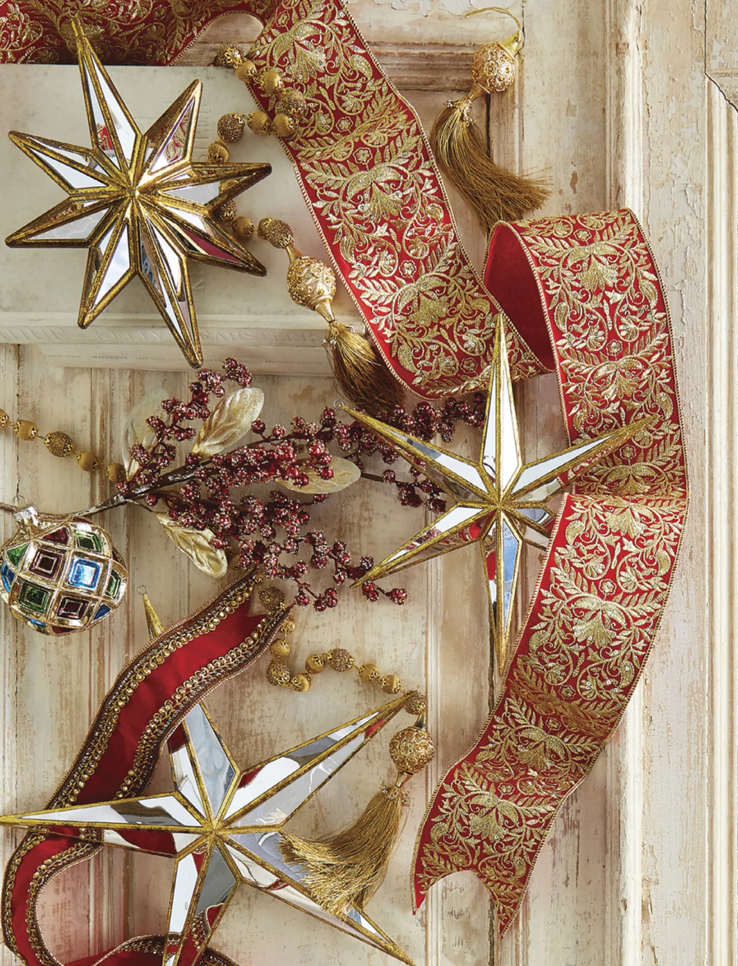 Best The Jolly Christmas Shop Raz Large Gold Mirrored Star Christmas Ornament