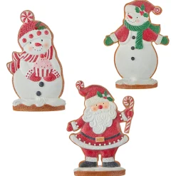 Hot The Jolly Christmas Shop Raz Peppermint Cookie Christmas Character Figure Decoration