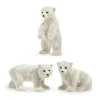 Outlet The Jolly Christmas Shop Raz Polar Bear Christmas Ornament Set Of 3 4450159