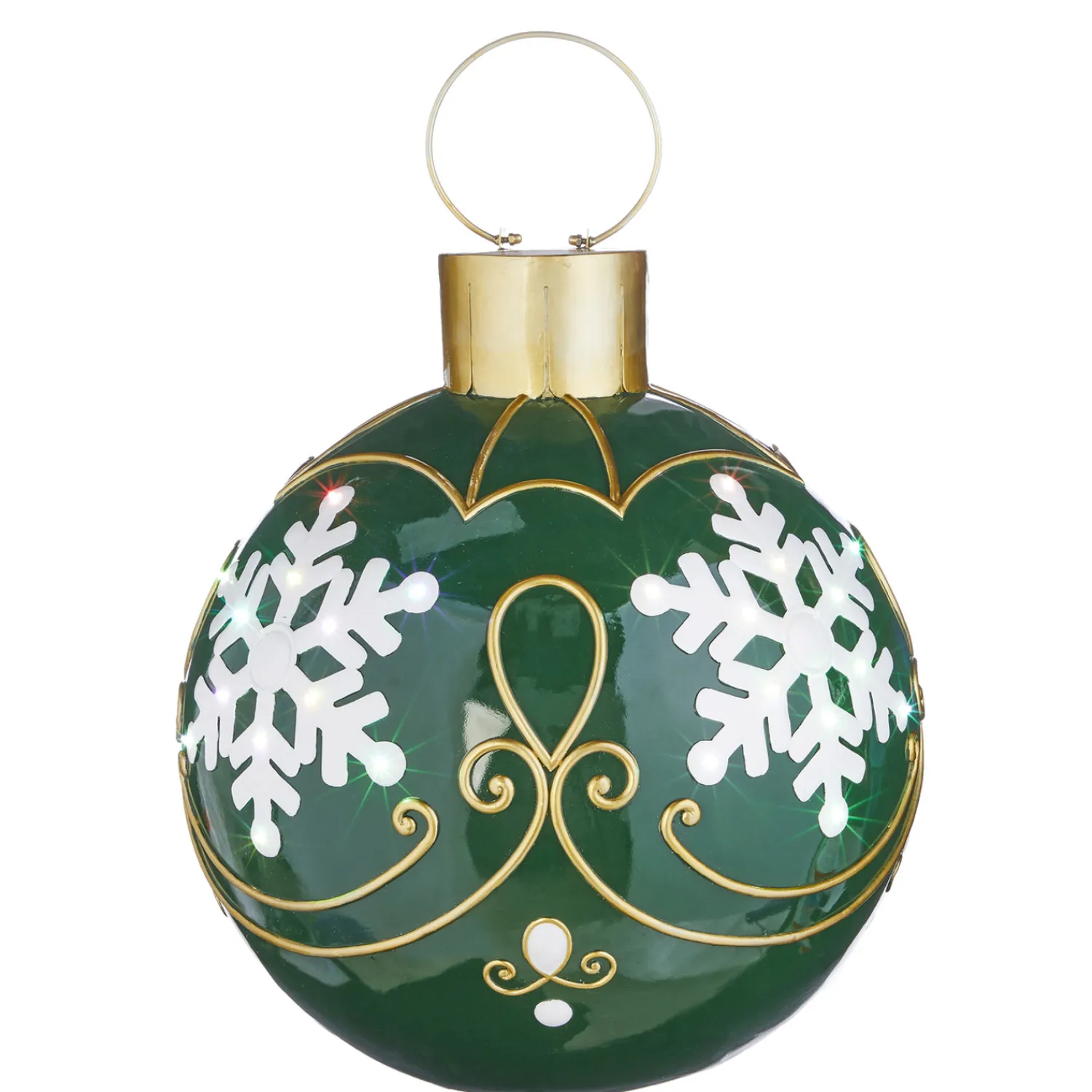 Clearance The Jolly Christmas Shop Raz Red Or Green LED Lighted Ornament Christmas Decorations