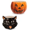 Online The Jolly Christmas Shop Raz Scaredy Cat Or Jack O Lantern Container Halloween Decoration