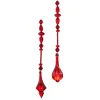 Discount The Jolly Christmas Shop Raz Set Of 2 7.75" Red Jeweled Drop Christmas Ornament 4422921