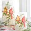 The Jolly Christmas Shop Raz Set Of 2 Cardinal Containers Christmas Decoration 4324593
